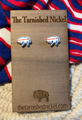 Josh Allen Bills Logo Studs